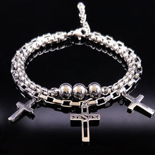 Load image into Gallery viewer, Punk Rock Jesus Double Stainless Bracelet