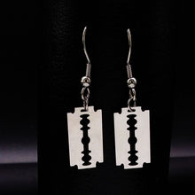 Load image into Gallery viewer, Fashion Small Razor Blade Earrings