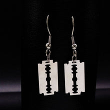 Load image into Gallery viewer, Fashion Small Razor Blade Earrings