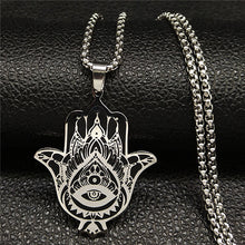 Load image into Gallery viewer, Black Silver Color Necklace